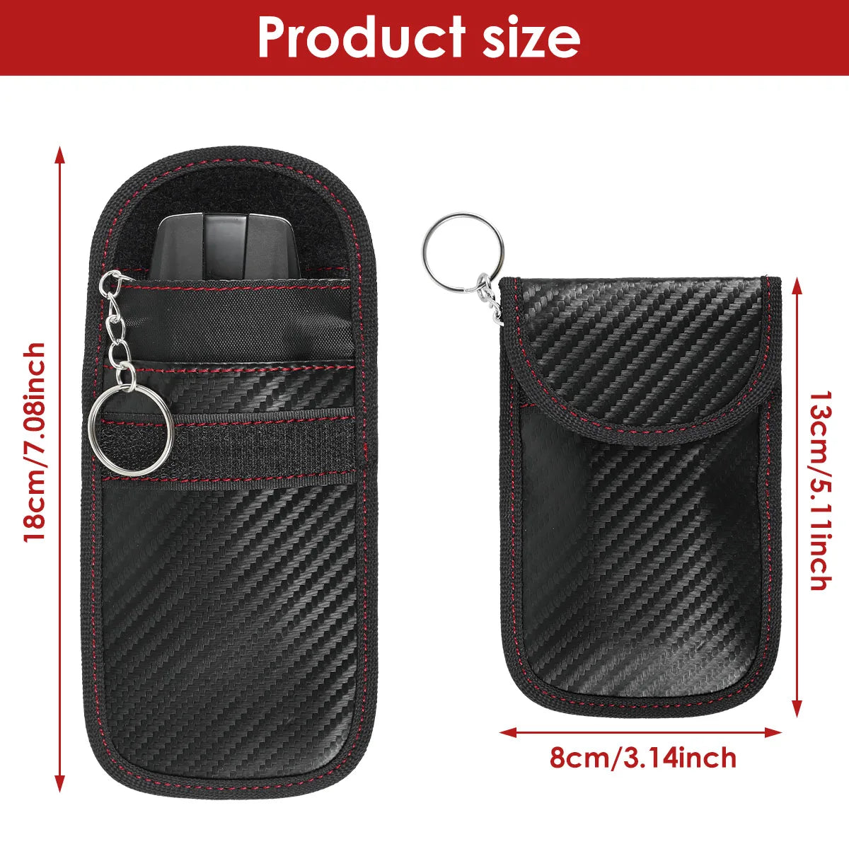 Faraday Car Key Signal Blocking Pouch