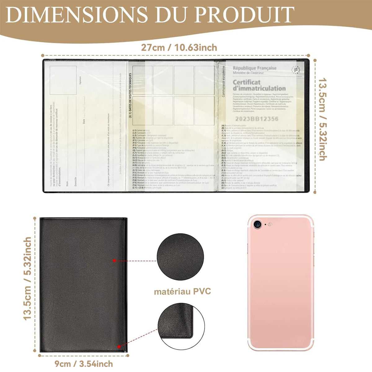 Car Document & Registration Wallet