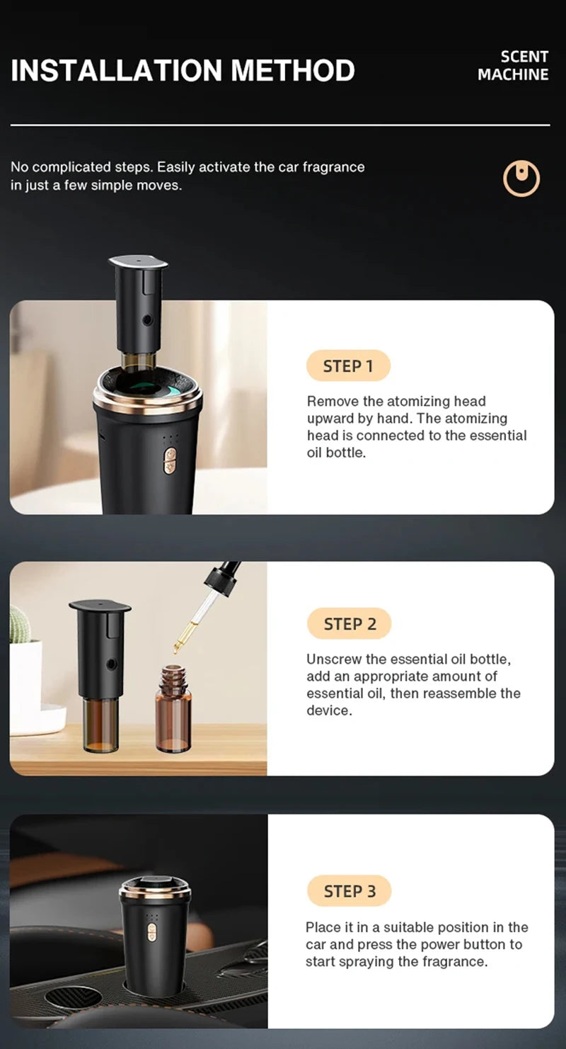Smart Car Aromatherapy Diffuser