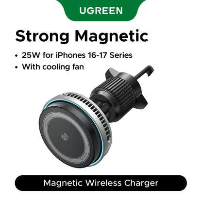25W Magnetic Wireless Car Charger