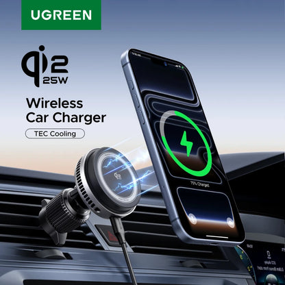 25W Magnetic Wireless Car Charger