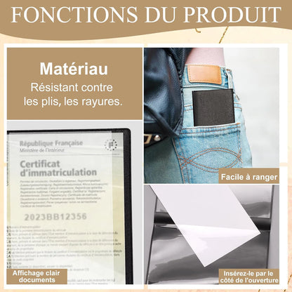 Car Document & Registration Wallet