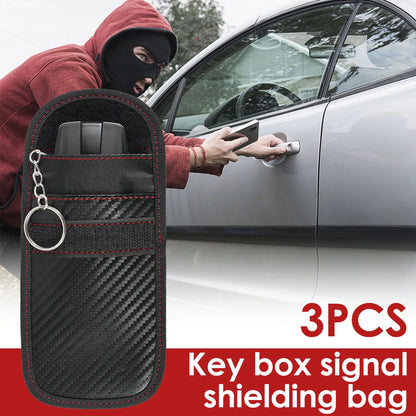 Faraday Car Key Signal Blocking Pouch
