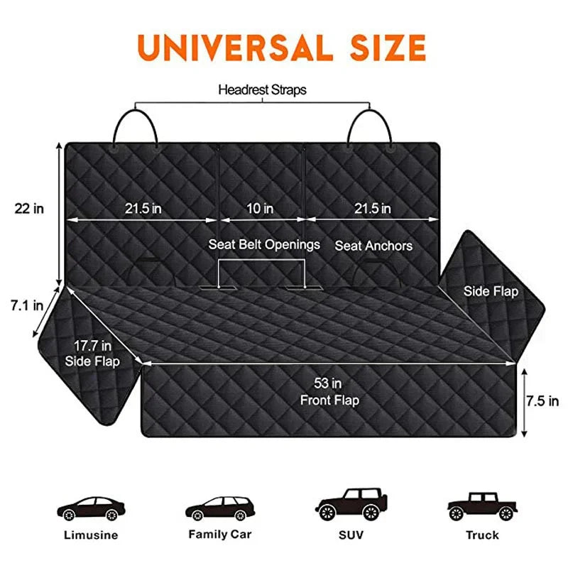 Waterproof Car Dog Seat Cover