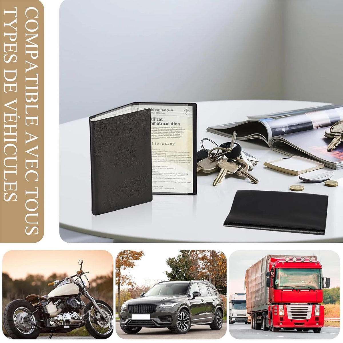 Car Document & Registration Wallet