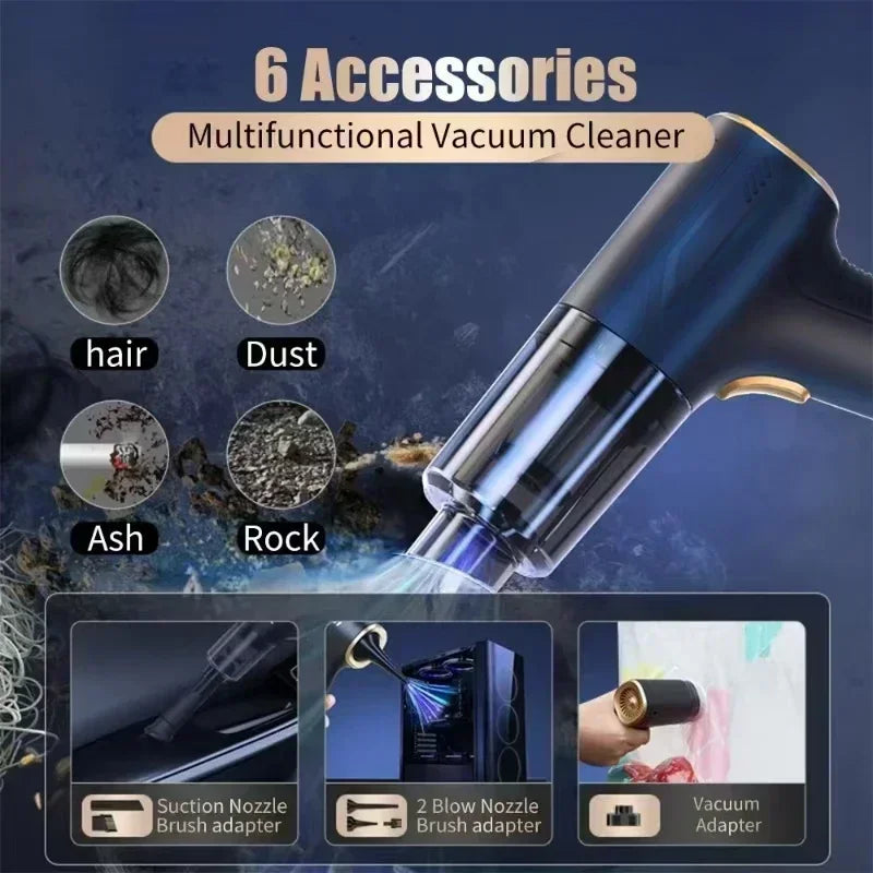Portable Cordless Car Vacuum Cleaner