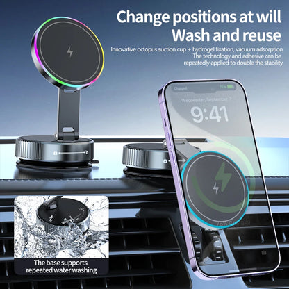 15W Magnetic Wireless Car Phone Holder