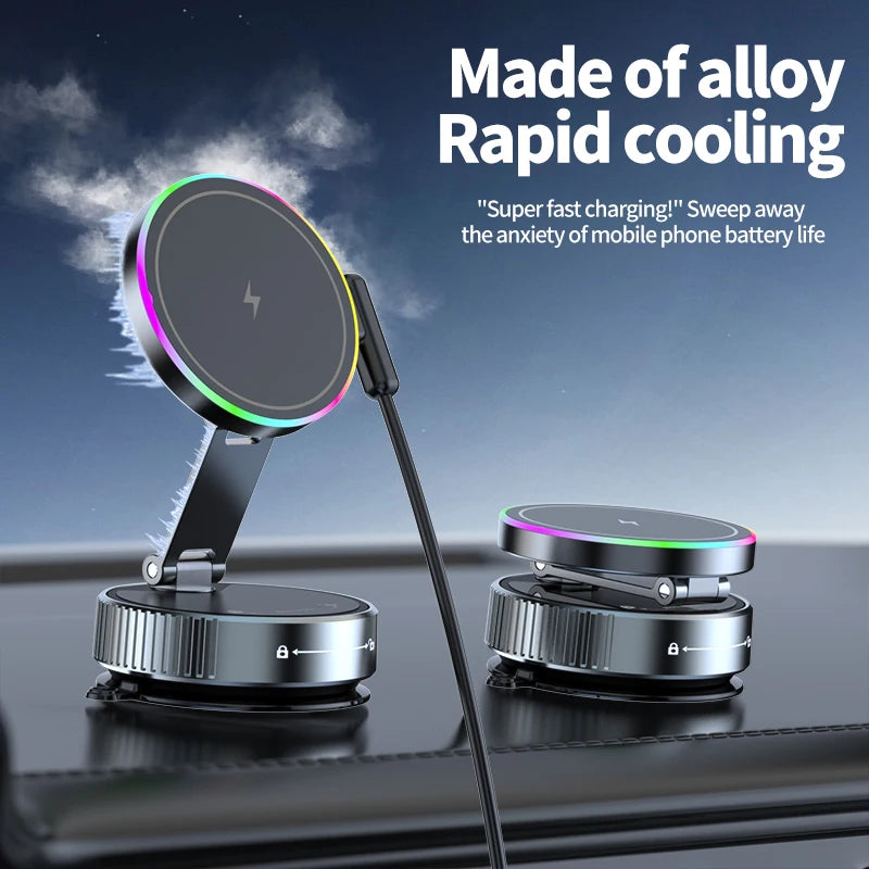 15W Magnetic Wireless Car Phone Holder