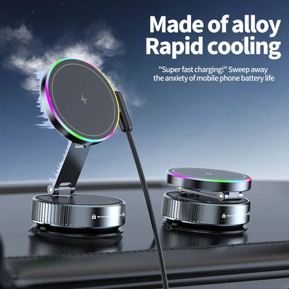 15W Magnetic Wireless Car Phone Holder