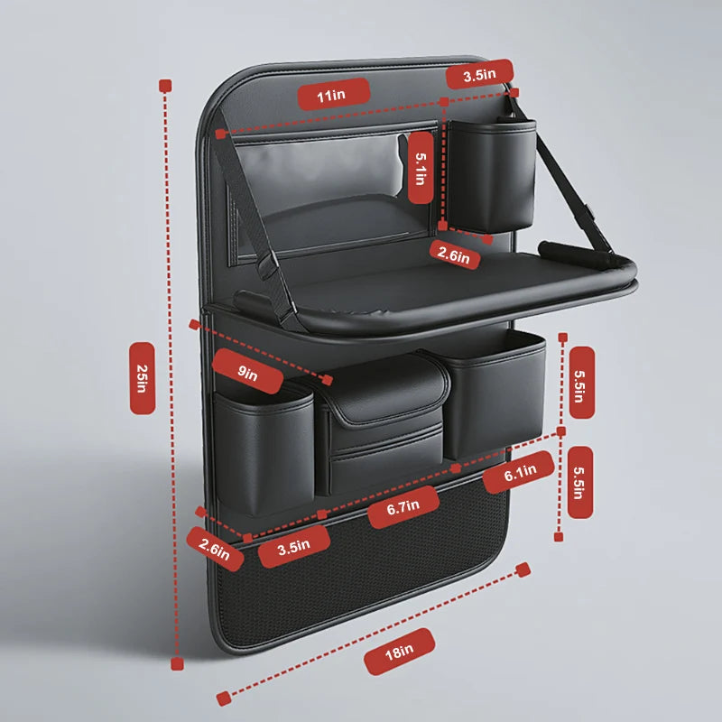 Car Seat Back Organiser with Tray