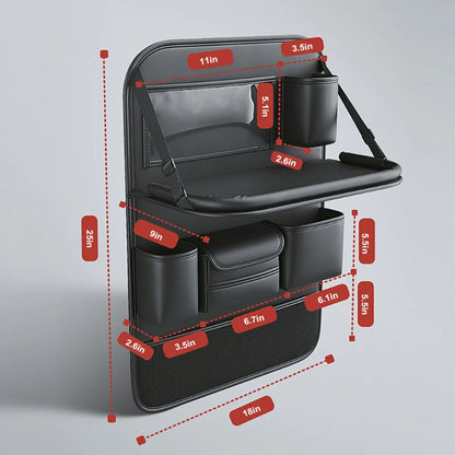 Car Seat Back Organiser with Tray