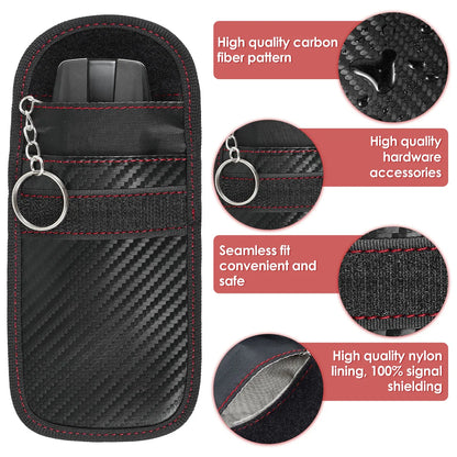Faraday Car Key Signal Blocking Pouch
