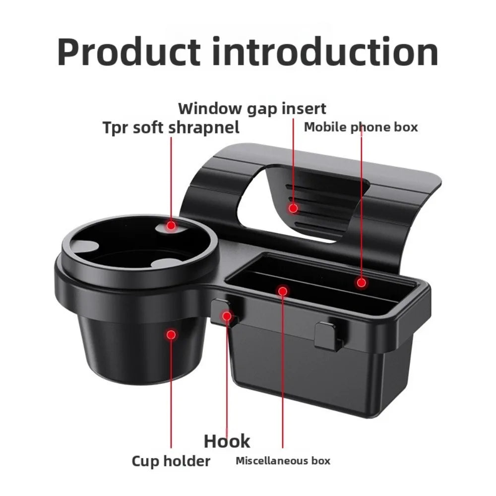 Car Door Side Storage & Cup Holder