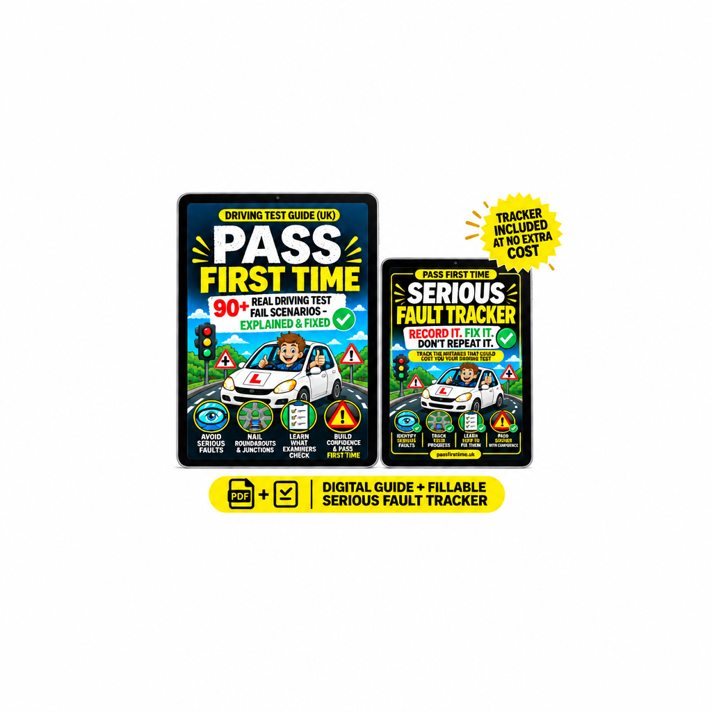 Pass First Time – UK Driving Test Guide (Save £100s on Lessons)